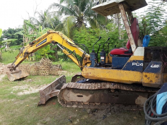 PC40-6 รถทำงานอยู่ สีไม่สวย..รถทำงานอยู่ เครื่องดี ปั้มดี ช่วงล่างดี...