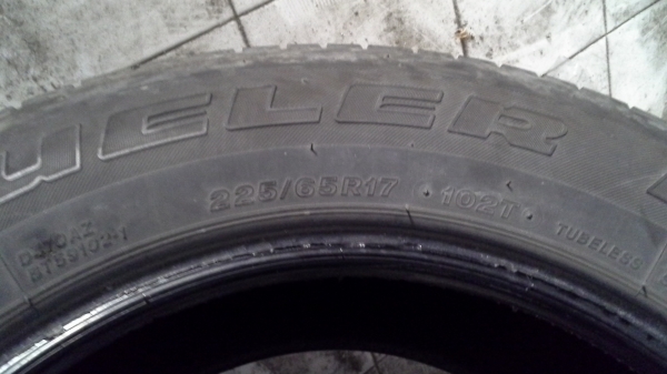 ขายยาง 225/65/R17  Bridge Stone