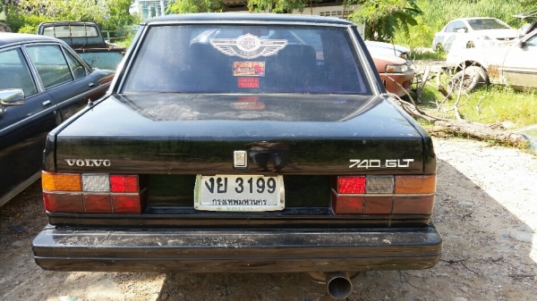 volvo 740 เครื่อง  1J ออโต้ ลงเล่ม LPG ขับได้โอนได้ 24,500 บาท