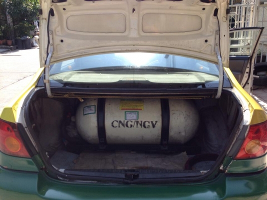 taxi เขียวเหลือง เหลือวิ่ง 10เดือน NGV ถังใหญ่ 78000