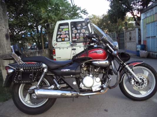 Kawasaki Boss175cc ล้อแม็กพร้อมของแต่ง