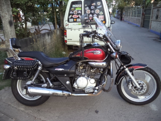 Kawasaki Boss175cc ล้อแม็กพร้อมของแต่ง