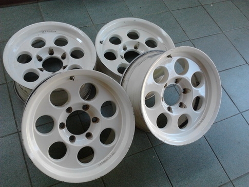 ล้อ  6/139 ขอบ16 กว้าง8 ออฟ-25  เดิมๆ 1ชุด