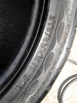 215/45R17 THUNDERER MACH II R701  มี 2 เส้น TEL.081-427-3941