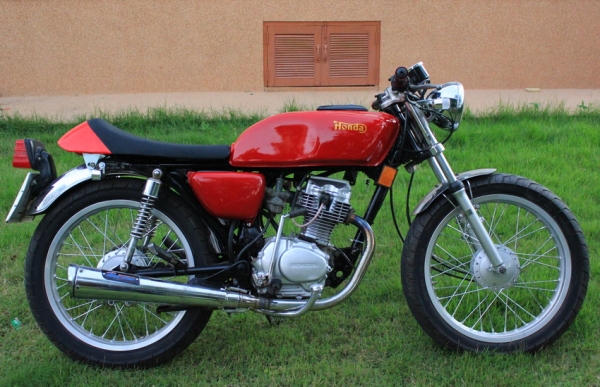 ขายHONDA jx110แต่งแนว royal enfield cafe ทะเบียนพร้อมโอน