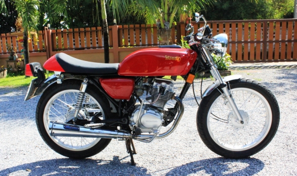ขายHONDA jx110แต่งแนว royal enfield cafe ทะเบียนพร้อมโอน