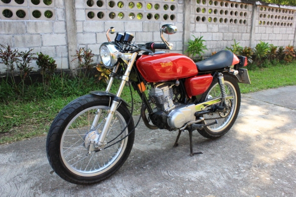 ขายHONDA jx110แต่งแนว royal enfield cafe ทะเบียนพร้อมโอน