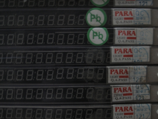 ขาย 7 - segment 4 digit สีเขียว