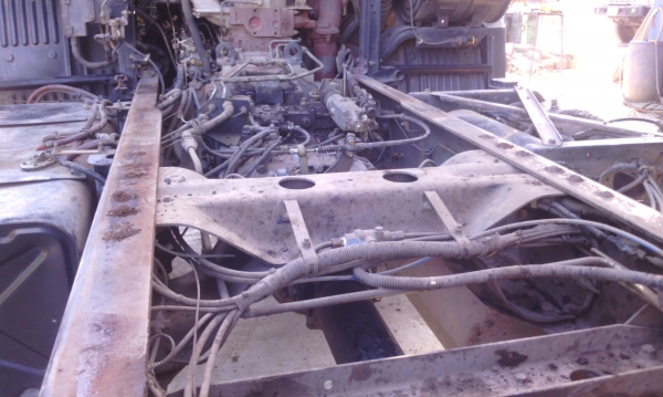 10 ล้อ HINO MEGA 320 แรงม้า 2 เพลา หัวคัสซี มีระบบ ปี49