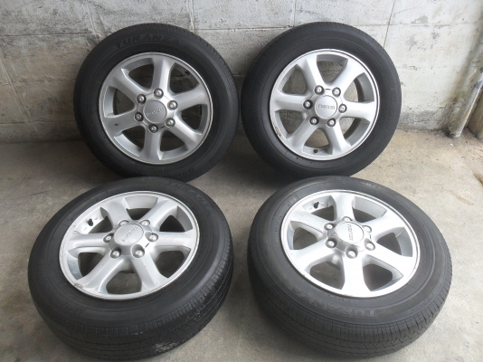 ล้อแม็ก 16นิ้ว 6รู อีซูสุ พร้อมยาง สวยๆ 4 ล้อ ราคา 6900 บาท