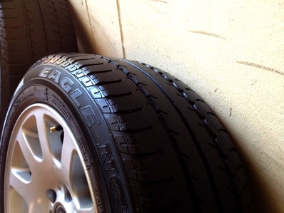 แม็กซ์แท้ BMW 10ช่อง ใส่ ซีรีย์ 5-7 ขอบ 16 นิ้ว -PCD 5-120 - ET 20 พร้อมยาง GOODYEAR 205-55-16 ปี 11