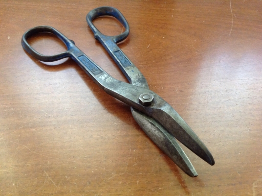 ขายกรรไกรตัดโลหะ Vintage Blue Bird 210 ขนาด 10" ตัดซ้าย