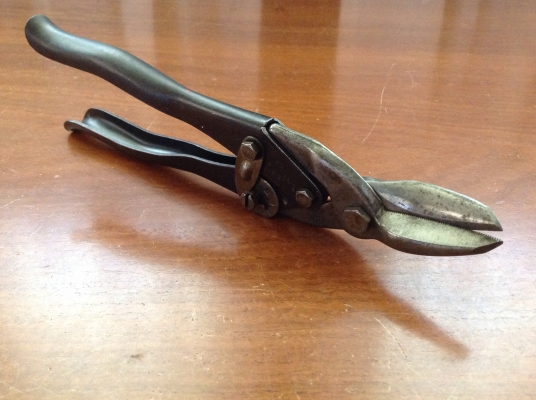 ขายกรรไกรตัดโลหะ Vintage Blue Bird 102 ขนาด 9.5" ตัดขวา