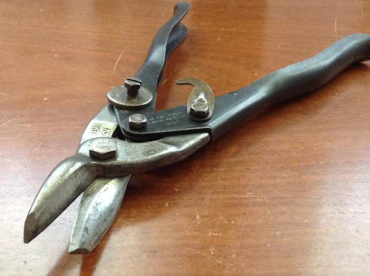 ขายกรรไกรตัดโลหะ Vintage Blue Bird 102 ขนาด 9.5" ตัดขวา