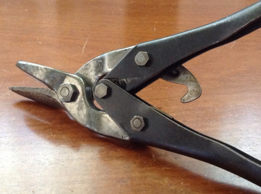 ขายกรรไกรตัดโลหะ Vintage Blue Bird 102 ขนาด 9.5" ตัดขวา