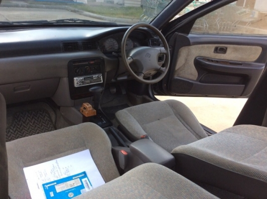 ขายนิสสัน ซันนี่ B14 ปี 95 เครื่อง 1.5 เกียร์ออโต้ ติดแก๊ส LPG ระบบหัวฉีด เพาเวอร์ ไฟฟ้าทั้งคัน เบาะสวย แอร์เย็น ตัวถังบางเดิม ไม่มีชน สีมีริ้วรอย รถขับดี ภาษีปี58 เอกสารพร้อม ขายถูกครับ