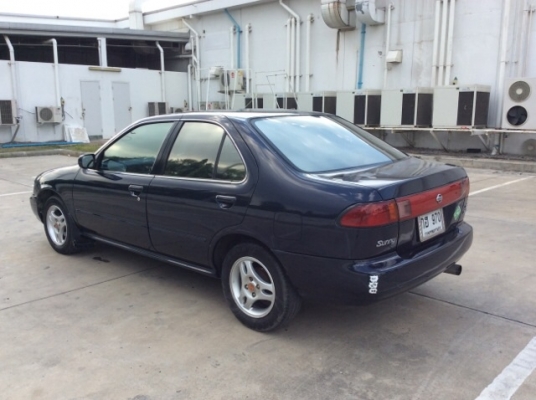 ขายนิสสัน ซันนี่ B14 ปี 95 เครื่อง 1.5 เกียร์ออโต้ ติดแก๊ส LPG ระบบหัวฉีด เพาเวอร์ ไฟฟ้าทั้งคัน เบาะสวย แอร์เย็น ตัวถังบางเดิม ไม่มีชน สีมีริ้วรอย รถขับดี ภาษีปี58 เอกสารพร้อม ขายถูกครับ