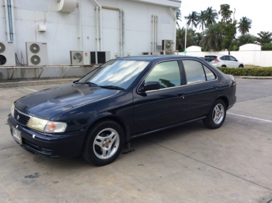 ขายนิสสัน ซันนี่ B14 ปี 95 เครื่อง 1.5 เกียร์ออโต้ ติดแก๊ส LPG ระบบหัวฉีด เพาเวอร์ ไฟฟ้าทั้งคัน เบาะสวย แอร์เย็น ตัวถังบางเดิม ไม่มีชน สีมีริ้วรอย รถขับดี ภาษีปี58 เอกสารพร้อม ขายถูกครับ