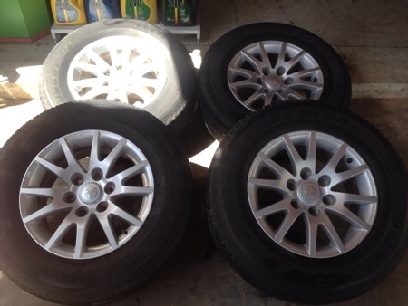 ล้อ misubishi pajero ขอบ17 6รู139 พร้อมยาง Bridgestone 265/65/17