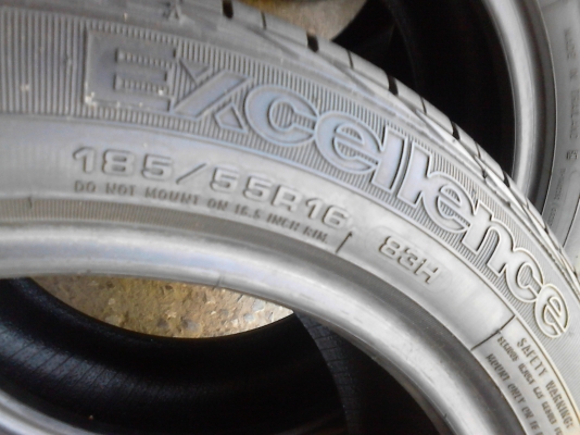 185/55R16 G00DYEAR EXCELLENT  ชุด 4 เส้น TEL.081-427-3941