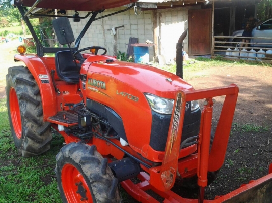 ขายคูโบต้า L4708 สวยๆ พร้อมใช้งานได้ทันที อุปกรณ์มีดันหน้า โรตารี่ เอกสารพร้อมโอร