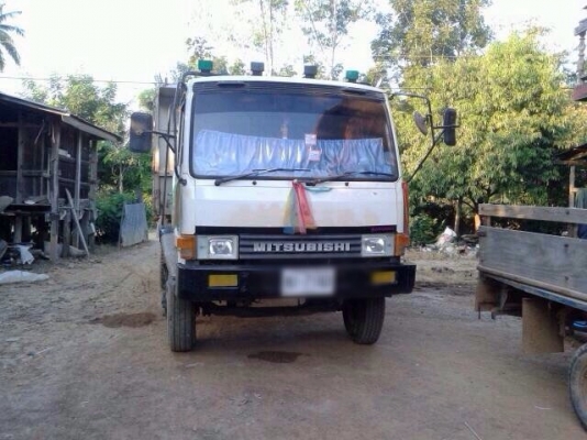 ขายรถบรรทุกสิบล้อดัมพ์ MITSUBISHI MA ซีเรียล 21,4xx เครื่อง 6D16-195 แรง