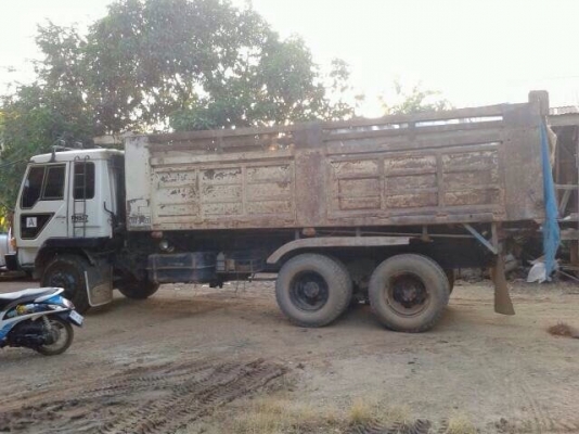 ขายรถบรรทุกสิบล้อดัมพ์ MITSUBISHI MA ซีเรียล 21,4xx เครื่อง 6D16-195 แรง