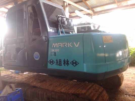 ขายรถแบ็คโฮ Kobelco sk120 mark 3 ไฟฟ้าครบ เดิมๆ ตามรุ่น เอกสารสัญญาซื้อขาย