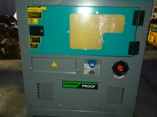 ขายเครื่องปั่นไฟนำเข้า40kvaพร้อมตู้เก็บเสียงระบบบัสเลส