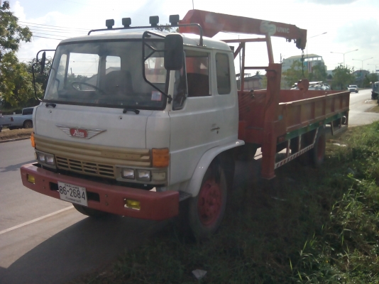 ขาย 6 ล้อติดเฮี๊ยบ 5 ตัน กระบะยาว 6 เมตร เครื่อง HINO 168 แรง