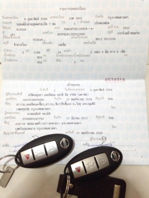 ปี2013รุ่น1.2ELป้ายแดง99.99 ไมล์20,900km มือเดียวครับ