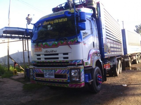 ขายรถบรรทุก 22 ล้อ พ่วงแม่-ลูกดั๊มพ์ ยี่ห้อ ISUZU DEGA FXZ 360 แรงม้า ปี 2555 ปลายปี   ( เจ้าของขายเอง  ไม่รับนายหน้า )