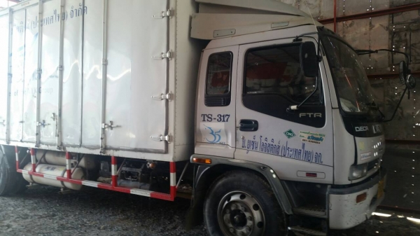 เฮีย ประเสร็จ พานทอง มัดจำ 20,000 บาท รับรถวันที่ 28/11/57 ขายด่วนครับ ISUZU FTR 33 เครื่อง 6HH1 195 แรง ปี41 ตู้ 10 บาน  ติดแก๊ส NGV รถสวยพร้อมใช้ ครับ