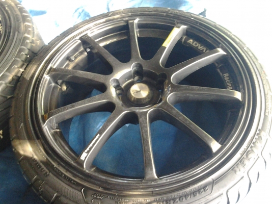 ADVAN RS ขอบ18 5รู114 พร้อมยาง