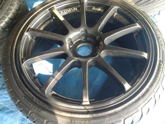 ADVAN RS ขอบ18 5รู114 พร้อมยาง