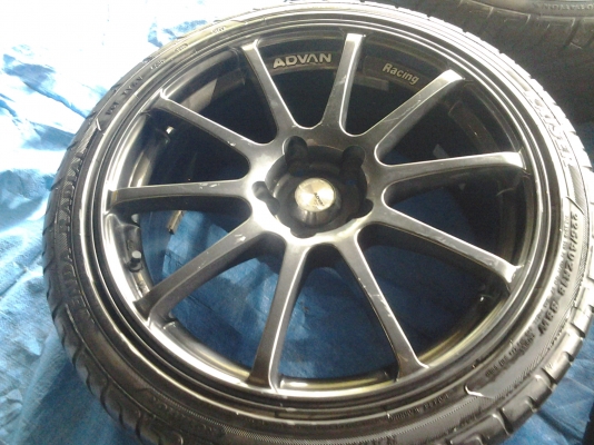 ADVAN RS ขอบ18 5รู114 พร้อมยาง
