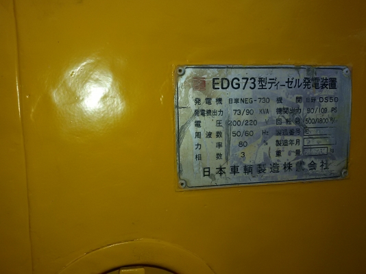 ขายเครื่องปั่นไฟนำเข้า NIPPON 90 KVA ขายเครื่องปั่นไฟนำเข้า NIPPON 90 KVA