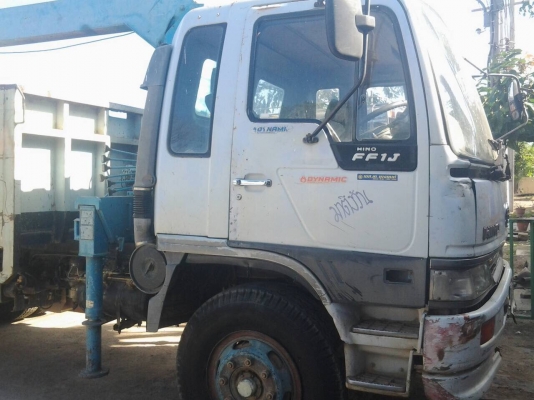 ขาย10ล้อHINO FF1J ติดเครนTADANO SUPER Z 3ตันยางใหม่10เส้น