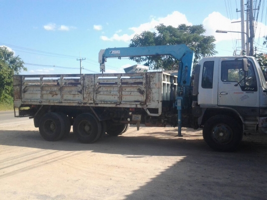 ขาย10ล้อHINO FF1J ติดเครนTADANO SUPER Z 3ตันยางใหม่10เส้น