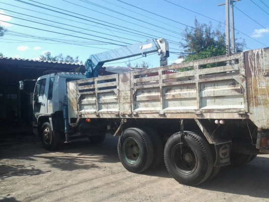 ขาย10ล้อHINO FF1J ติดเครนTADANO SUPER Z 3ตันยางใหม่10เส้น