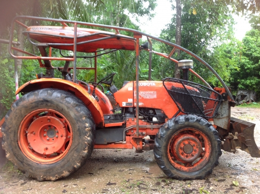 รถไถคูโบต้า70แรงมีดันหน้า. ผานหลัง ติดต่อ080-1405528