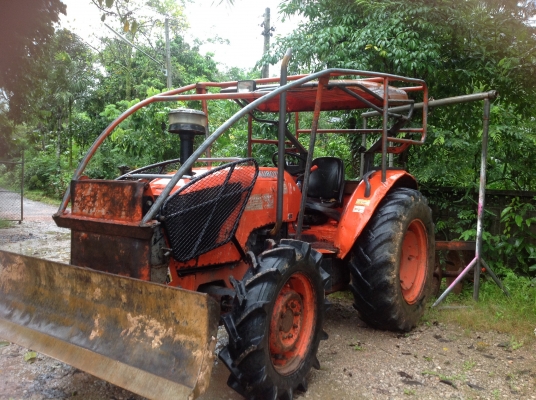 รถไถคูโบต้า70แรงมีดันหน้า. ผานหลัง ติดต่อ080-1405528