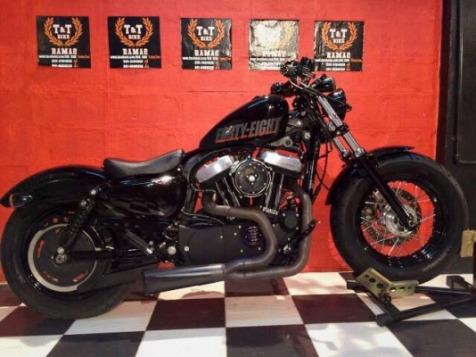 T&amp;T BIKE RAMA2 ขาย H-D FORTY EIGHT 2013อินวอย+สรรพสามิตวิ่งเพียง 7XXXโล มาพร้อมของเเต่งล้นๆเพียงราคา 495000 ฿