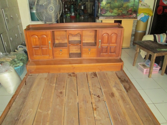 สภาพสวยมาก  แข็งแรง  ไม้สัก  ของ รตอ.ย้ายกลับบ้าน