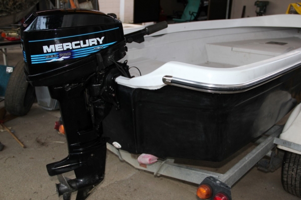 เรือเร็ว มือสอง เครื่อง Mercury 15 HP Model Sea Pro