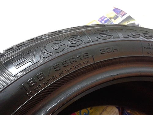 ยาง,185-55-16 Goodyear สภาพพอได้ถูกๆสี่เส้น 800