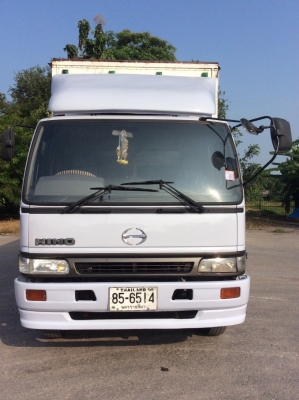 HINO ไฮเทคFF1J (สมอเงิน )ปี47 เครื่อง210 แรง เครื่องดี ครัทซีสวย ตู้10บาน ยาว7.2 ม. ขาย 700,000 บาท