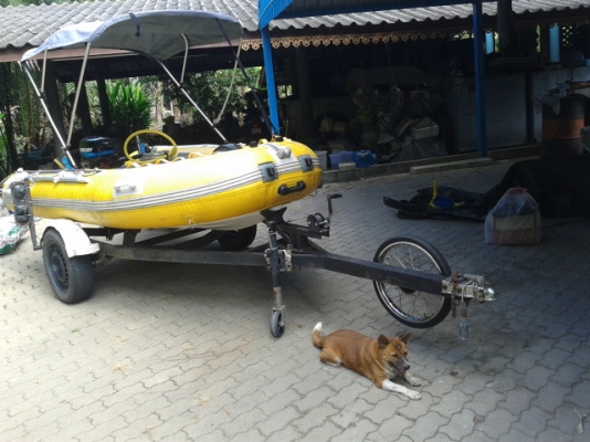 ขายเรือยางดาร์แฟรง 330 ท้องไฟเบ่อร์