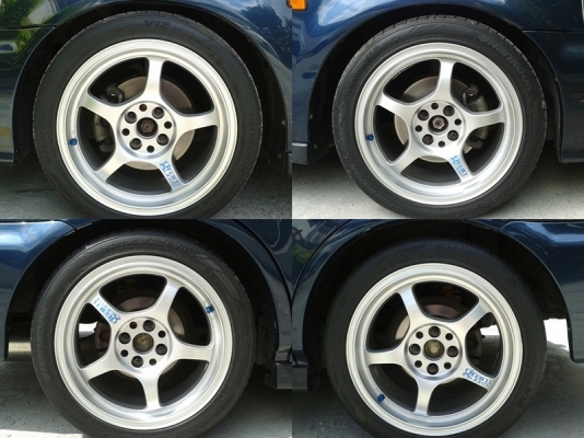 ล้อ,Gramlight 57C 16X7'Off33 4รู100พร้อมยาง 28,000 รับเทิร์น