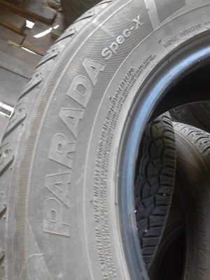 225/65R17 YOKOHAMA PARADA Spec-X ชุด 4 เส้น ( ไม่มีปะ ) TEL.081-427-3941 225/65R17 YOKOHAMA PARADA Spec-X ชุด 4 เส้น ( ไม่มีปะ ) TEL.081-427-3941